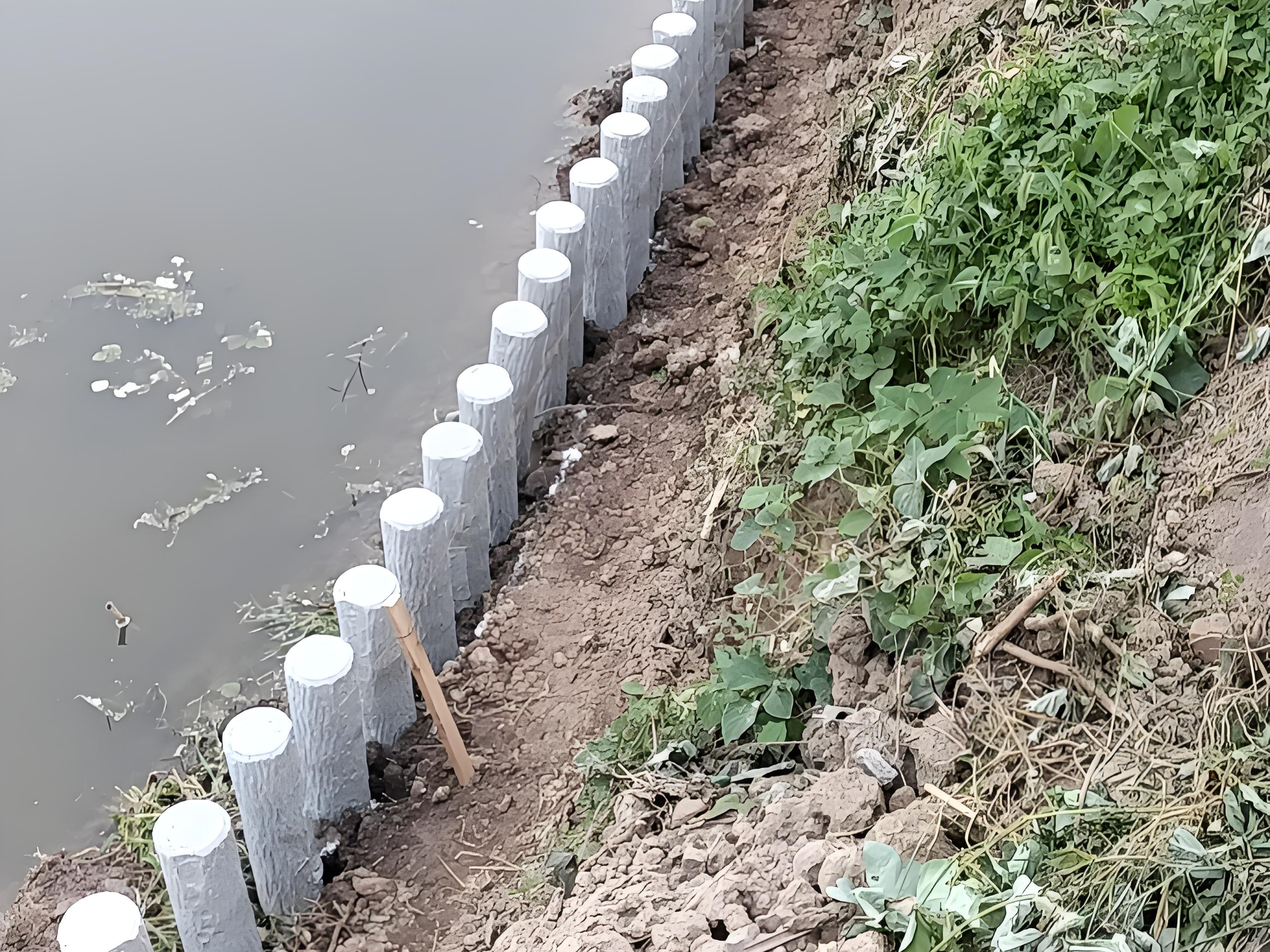 水泥仿木樁施工隊泓樺錦嘉 - 小型項目水泥樁打樁施工隊接嗎？